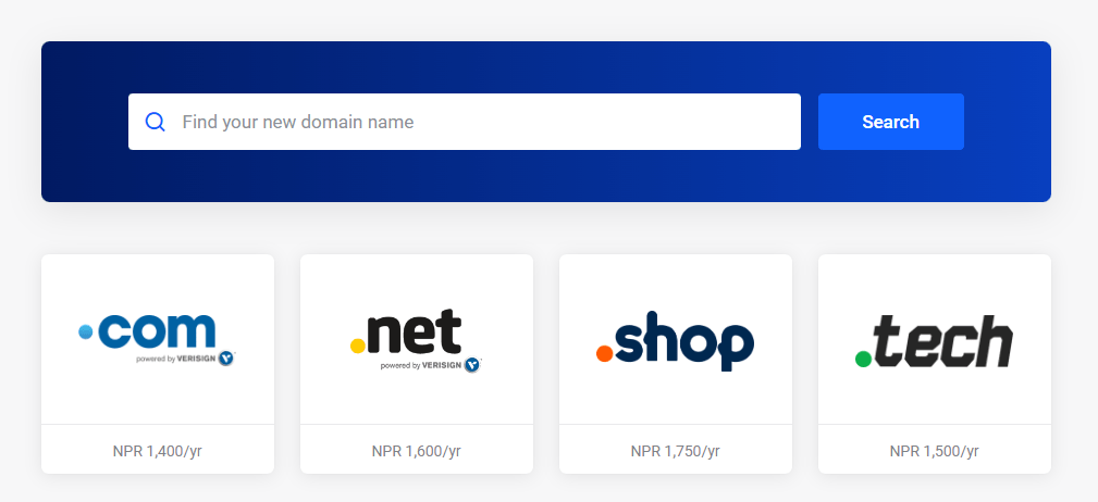 domain search nepal