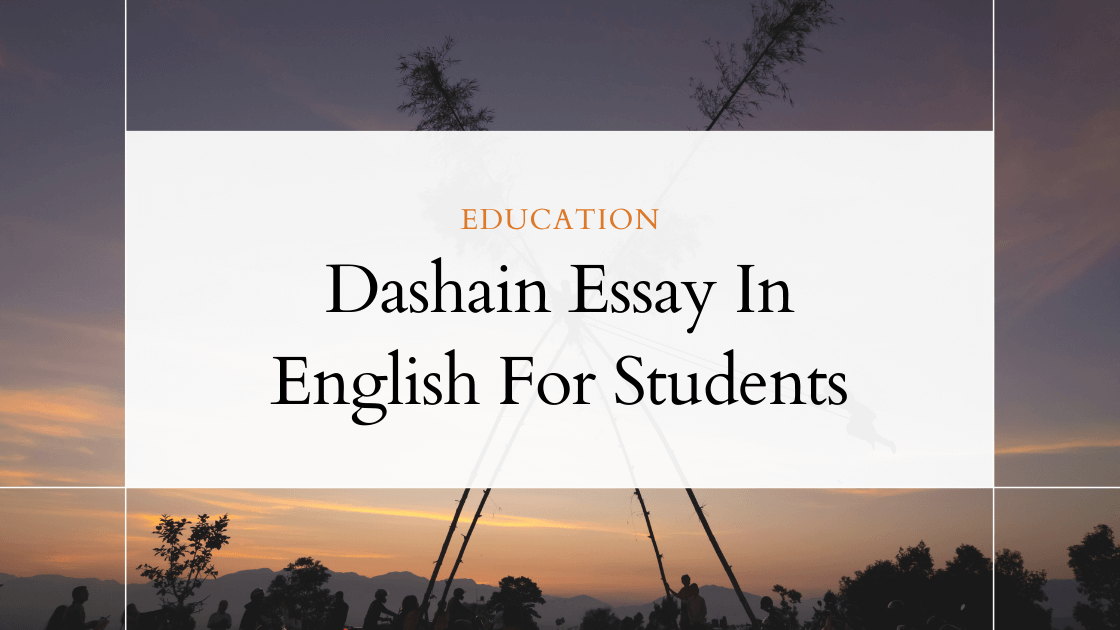 Dashain Essay In English For Students 2080